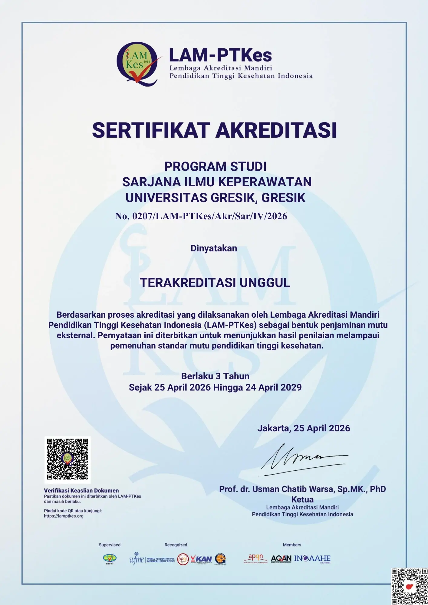 S1 Ilmu Keperawatan